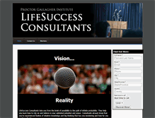 Tablet Screenshot of lifesuccessconsultants.com